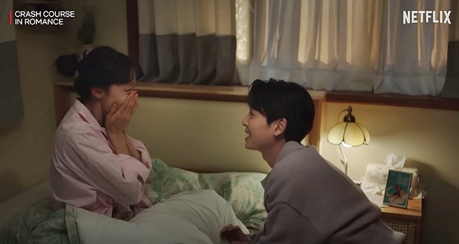 crash course in romance episode 13 choi chi yeol sneaks into nam haeng seon's bed