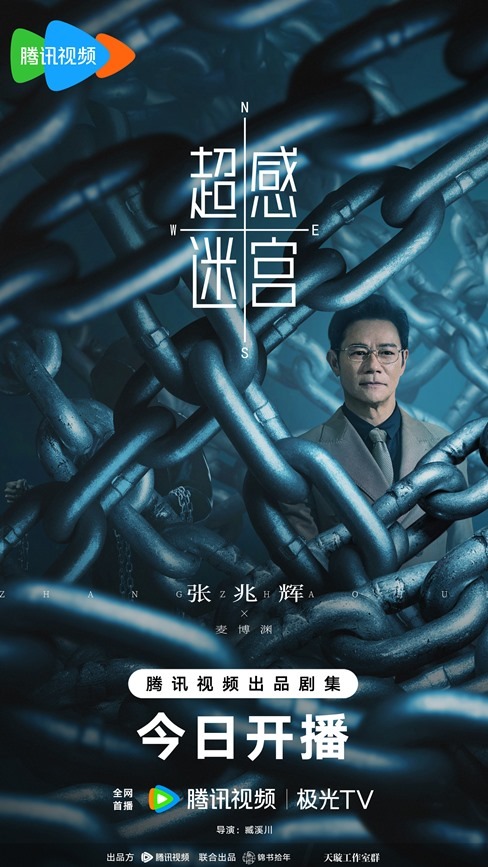 Character poster for Zhang Zhao Hui for Supersensory Maze Cdrama 