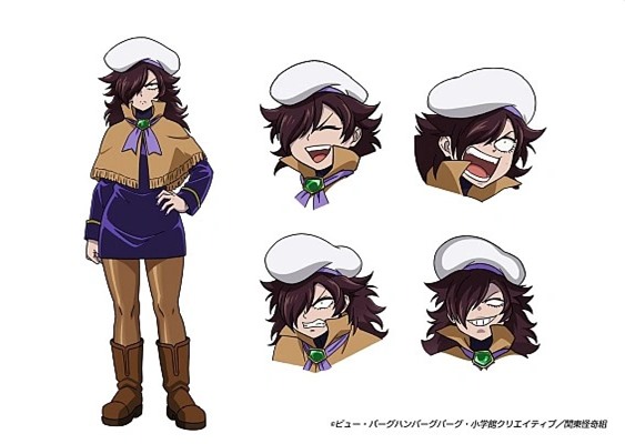 Shurako character art for Let's Go Kaikigumi