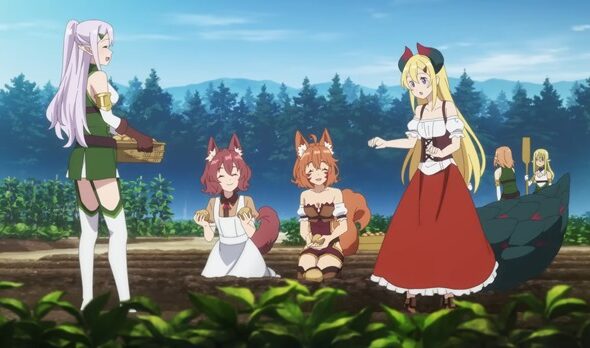 Screenshot from the Farming Life in Another World Season 2 opening animation