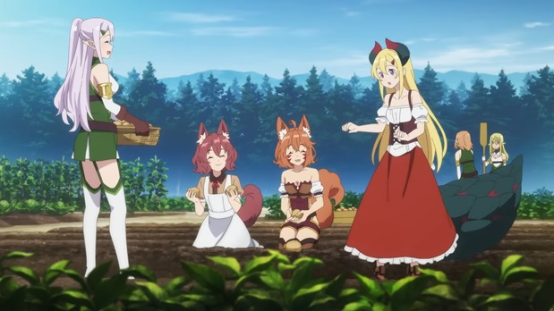 Screenshot from the Farming Life in Another World Season 2 opening animation